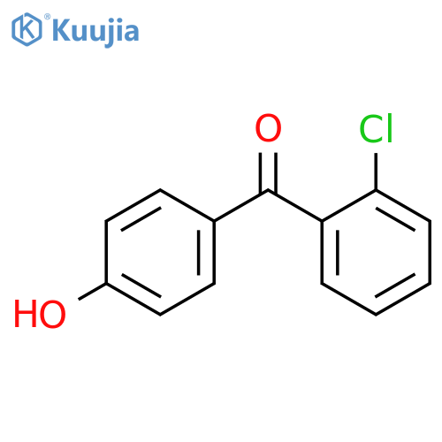 2-Chloro-4’-hydroxybenzophenone structure