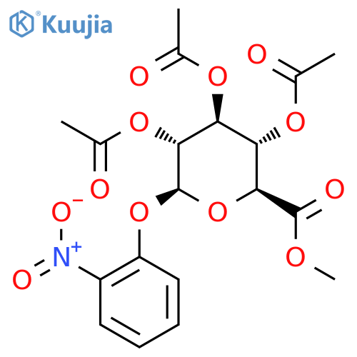 2-Nitrophenyl 2,3,4-Tri-O-acetyl-beta-D-glucuronide, Methyl Ester structure