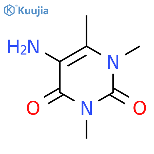 2,4(1H,3H)-Pyrimidinedione, 5-amino-1,3,6-trimethyl- structure