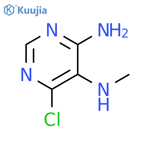 6-Chloro-N*5*-methyl-pyrimidine-4,5-diamine structure