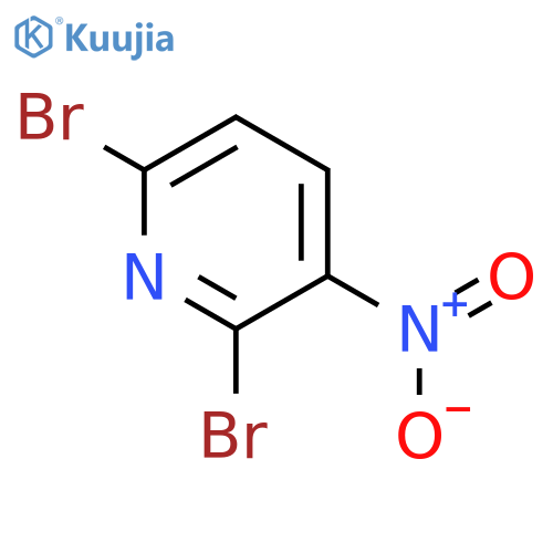2,6-dibromo-3-nitro-pyridine structure