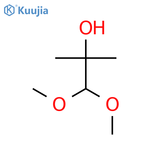 1,1-Dimethoxy-2-methylpropan-2-ol structure