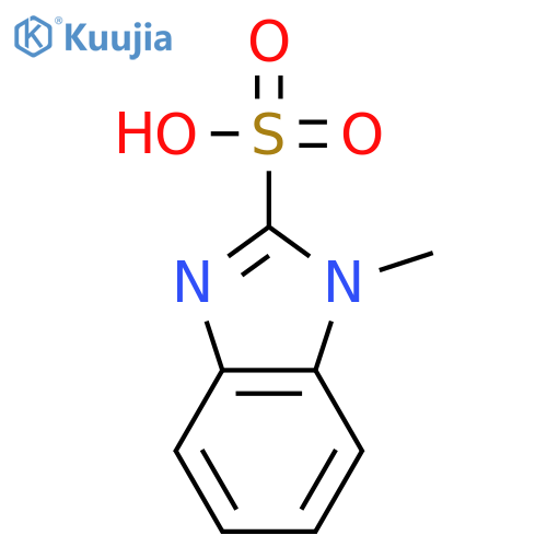 1-methyl-1H-1,3-benzodiazole-2-sulfonic acid structure