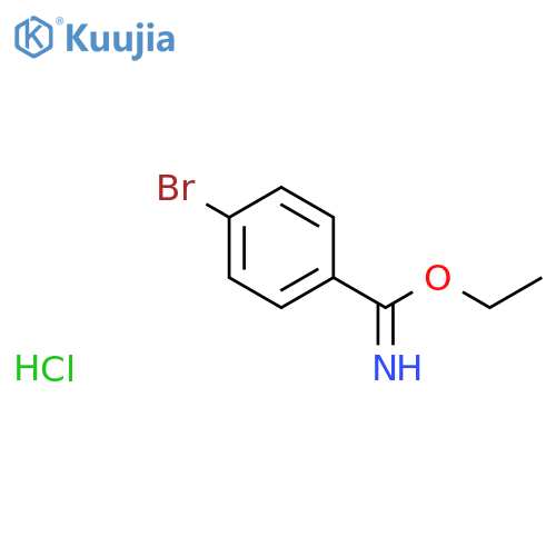 4-Bromo-benzimidic Acid ethyl ester;hydrochloride structure