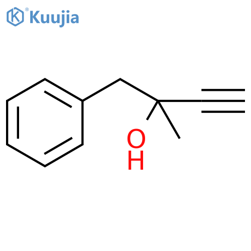 2-methyl-1-phenylbut-3-yn-2-ol structure