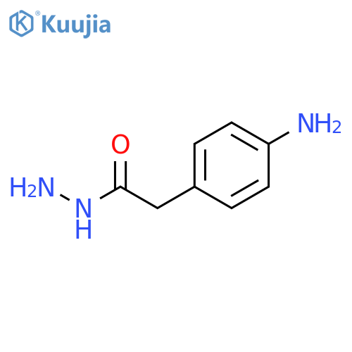 2-(4-aminophenyl)acetohydrazide structure