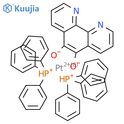 (1,10-Phenanthroline-5,6-diolato)bis(triphenylphosphine)platinum structure