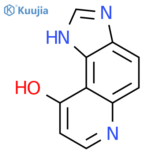 1H-Imidazo[4,5-f]quinolin-9-ol(9CI) structure
