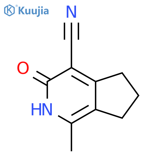 2H-Cyclopenta[c]pyridine-4-carbonitrile,3,5,6,7-tetrahydro-1-methyl-3-oxo- structure