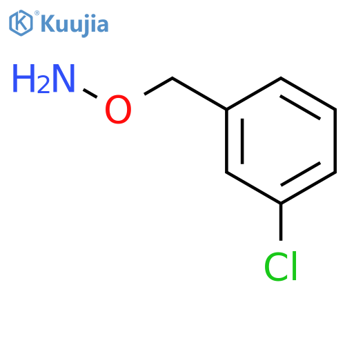 O-(3-chlorophenyl)methylhydroxylamine structure