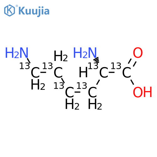L-Lysine-13C6 structure