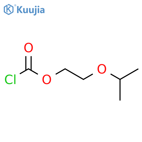 Carbonochloridic acid, 2-(1-methylethoxy)ethyl ester structure