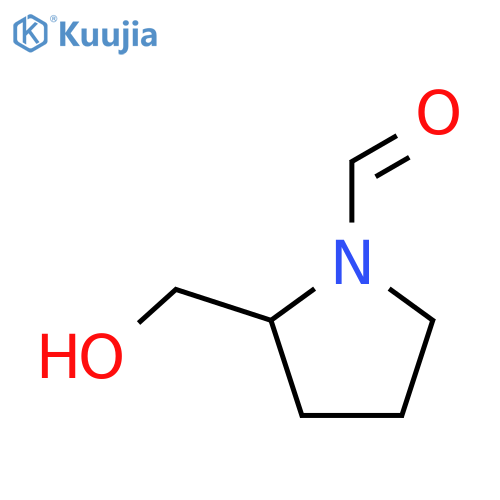 (2S)-2-(hydroxymethyl)pyrrolidine-1-carbaldehyde structure
