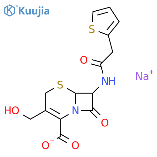 Deacetylcephalothin Sodium Salt structure