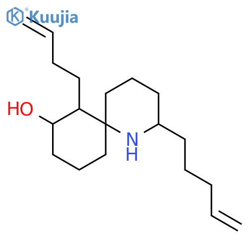 (8R)-7-but-3-en-1-yl-2-pent-4-en-1-yl-1-azaspiro[5.5]undecan-8-ol structure