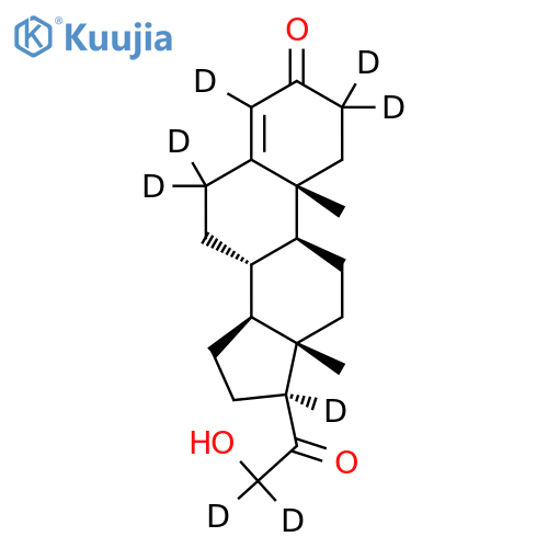 11-Deoxy Corticosterone-d8 structure
