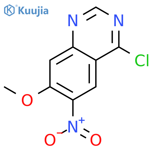 4-Chloro-7-methoxy-6-nitroquinazoline structure
