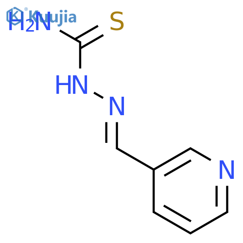 (pyridin-3-ylmethylidene)aminothiourea structure