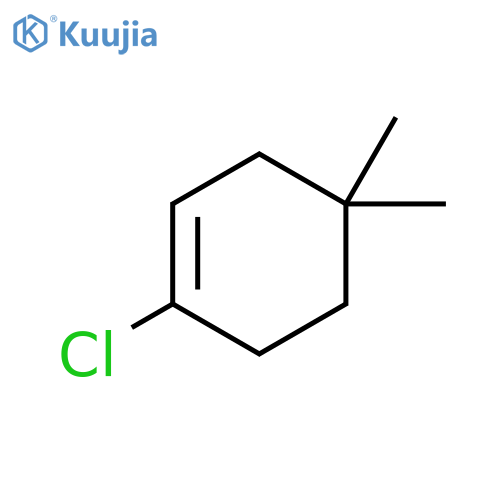 1-chloro-4,4-dimethylcyclohex-1-ene structure