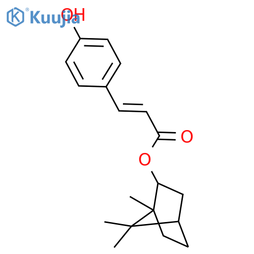 [(1S,2R,4S)-1,7,7-trimethylnorbornan-2-yl] (E)-3-(4-hydroxyphenyl)prop-2-enoate structure