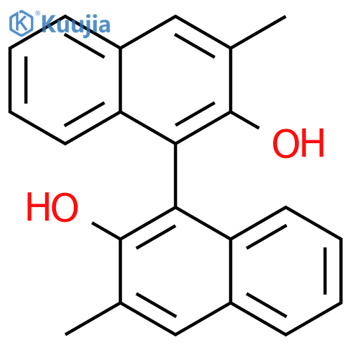 [1,1'-Binaphthalene]-2,2'-diol,3,3'-dimethyl-, (1R)- structure