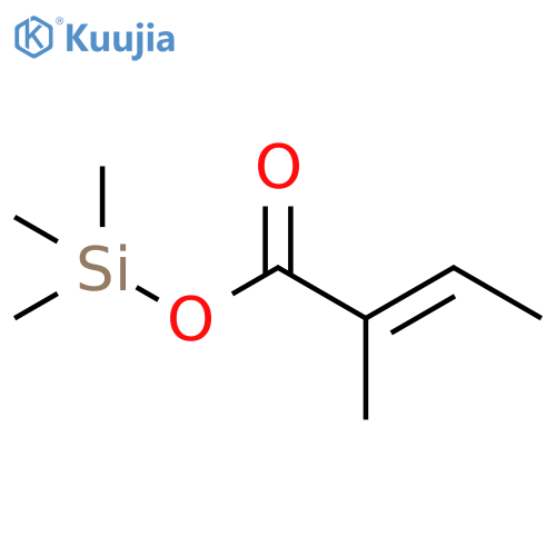 Trimethylsilyl (2E)-2-methyl-2-butenoate structure