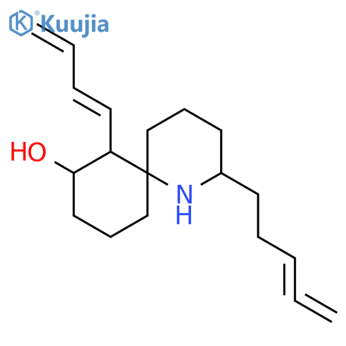 (2S,7S)-7-[(1E)-buta-1,3-dien-1-yl]-2-penta-3,4-dien-1-yl-1-azaspiro[5.5]undecan-8-ol structure