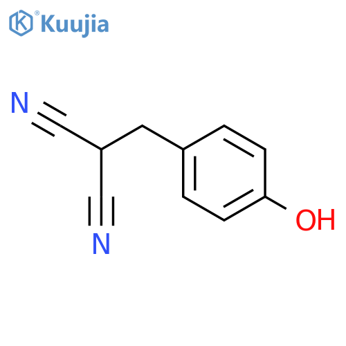 Propanedinitrile,2-[(4-hydroxyphenyl)methyl]- structure