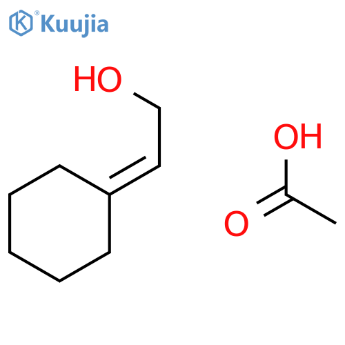 Ethanol, 2-cyclohexylidene-, acetate structure