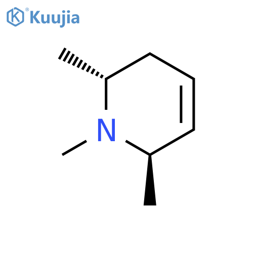 Pyridine, 1,2,3,6-tetrahydro-1,2,6-trimethyl-, (2R,6R)-rel- (9CI) structure