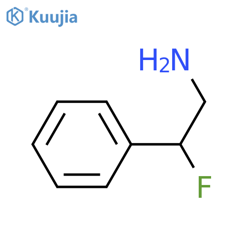 2-fluoro-2-phenylethan-1-amine structure