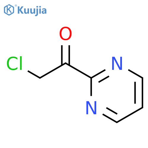 2-chloro-1-(pyrimidin-2-yl)ethan-1-one structure