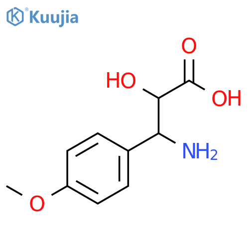(2R,3R)-3-Amino-2-hydroxy-3-(4-methoxyphenyl)propanoic acid structure