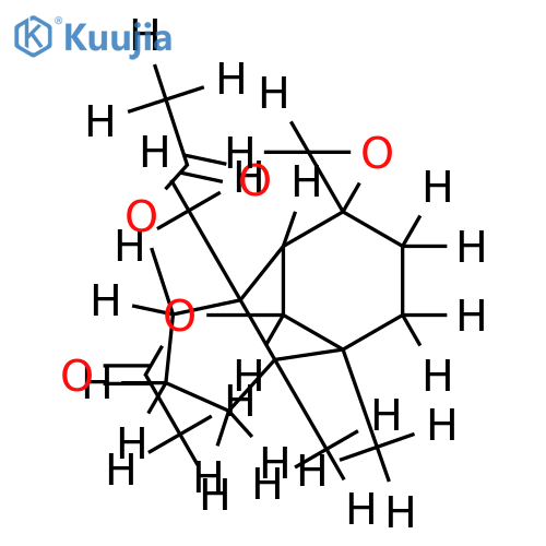 1,10-Diacetoxy-3,15-epoxygymnomitrane structure