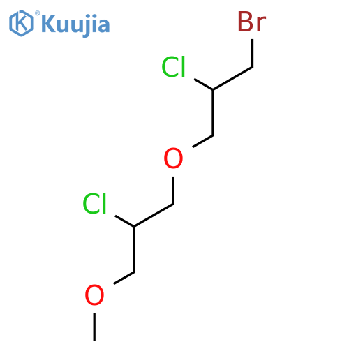 Propane, 1-bromo-2-chloro-3-(2-chloro-3-methoxypropoxy)- structure