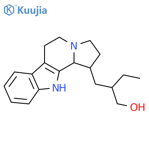 1H-Indolizino[8,7-b]indole-1-propanol, beta-ethyl-2,3,5,6,11,11b-hexahydro- structure
