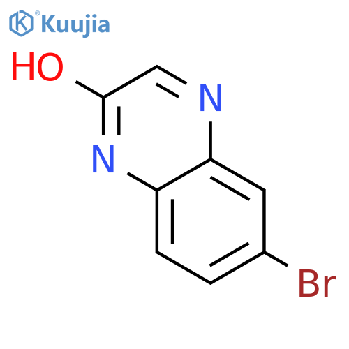 6-Bromo-2-hydroxyquinoxaline structure