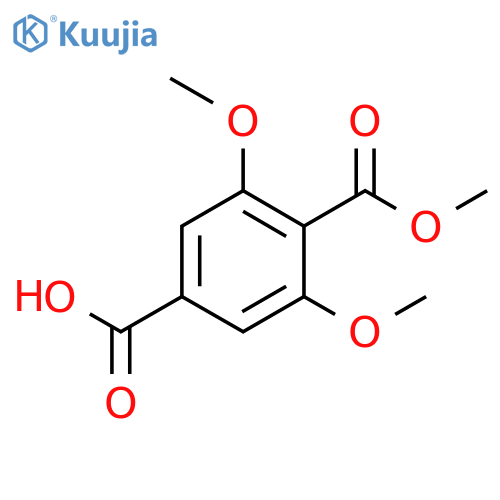 3,5-Dimethoxy-4-(methoxycarbonyl)benzoic acid structure
