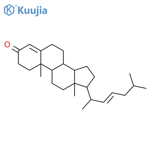 (20R)-22E-cholesta-4,22-dien-3-one structure