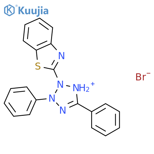 2-(2-Benzothiazolyl)-3,5-diphenyltetrazolium Bromide structure
