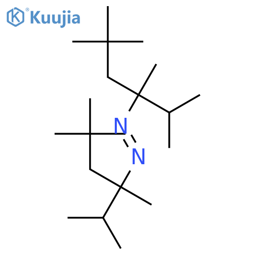 Diazene, bis[1,3,3-trimethyl-1-(1-methylethyl)butyl]- structure