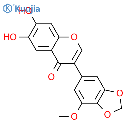 3',4',5',6,7-Pentahydroxyisoflavone; 3',4'-Methylene, 5'-Me ether structure