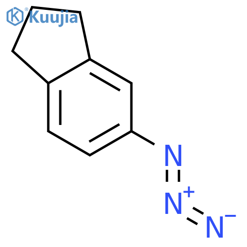 5-azido-2,3-dihydro-1H-indene structure