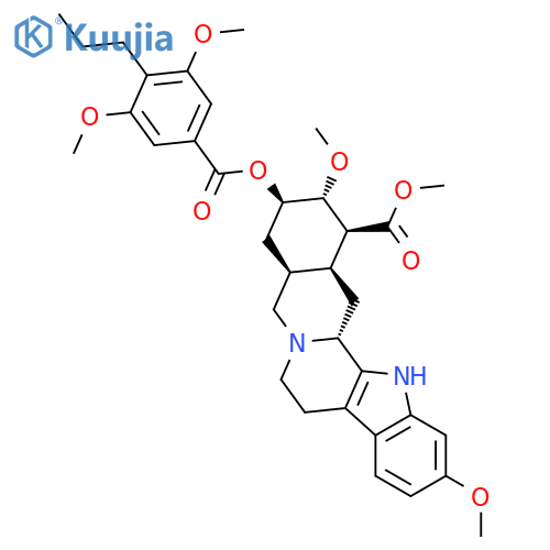 methyl (3beta,16beta,17alpha,18beta,20alpha)-18-{[(3,5-dimethoxy-4-propylphenyl)carbonyl]oxy}-11,17-dimethoxyyohimban-16-carboxylate structure