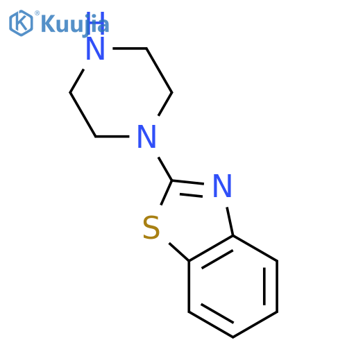 2-(piperazin-1-yl)-1,3-benzothiazole structure