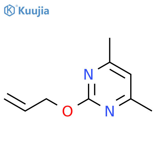 4,6-dimethyl-2-(prop-2-en-1-yloxy)pyrimidine structure