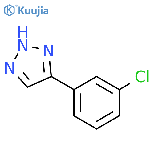 2H-1,2,3-Triazole, 4-(3-chlorophenyl)- structure
