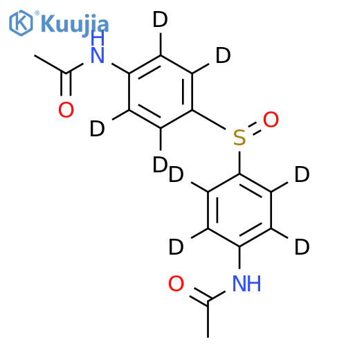 4,4’-Di-N-acetylamino-diphenylsulfoxide-d8 structure