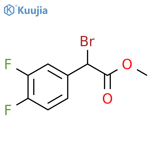 methyl 2-bromo-2-(3,4-difluorophenyl)acetate structure