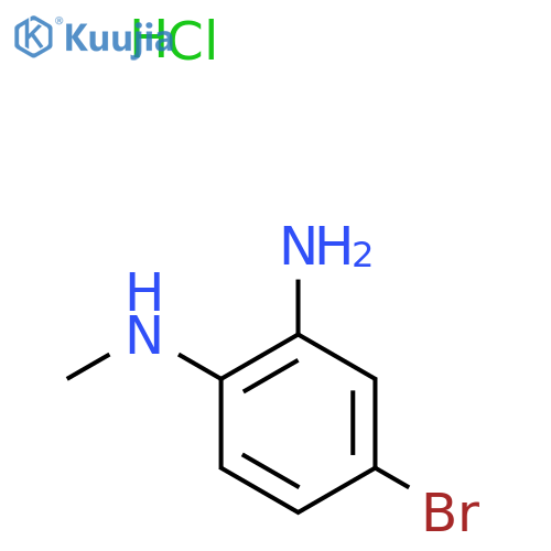 4-Bromo-N1-methylbenzene-1,2-diamine hydrochloride structure
